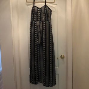 NEW NWT Romper shorts with with open front skirt